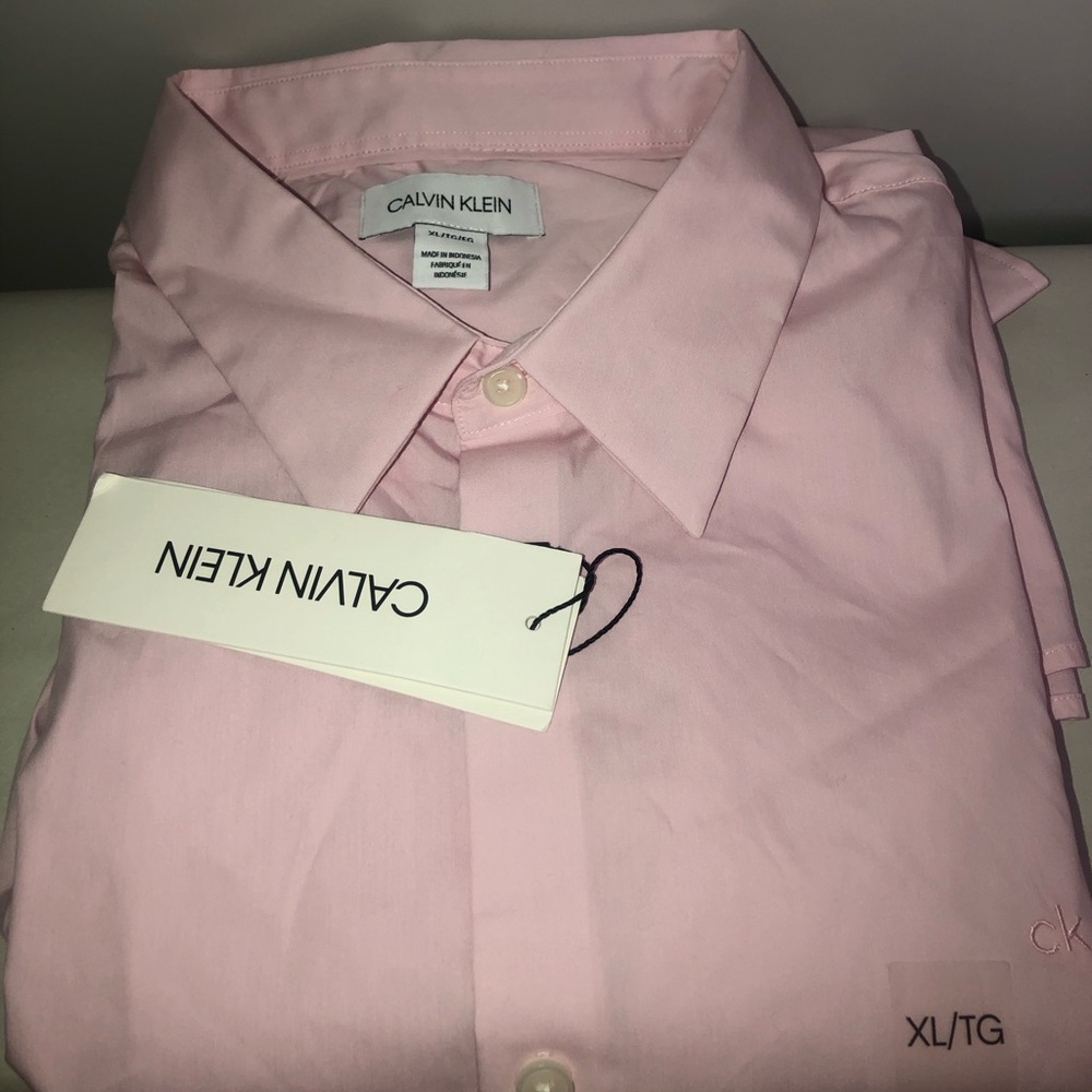 Pink long sleeve dress shirt